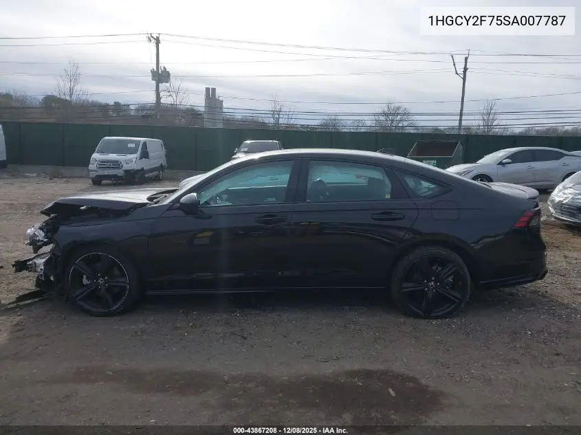 1HGCY2F75SA007787 2025 Honda Accord Hybrid Sport-L