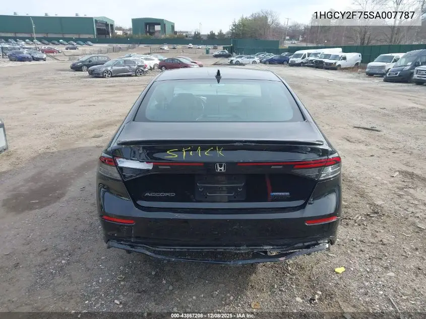 1HGCY2F75SA007787 2025 Honda Accord Hybrid Sport-L