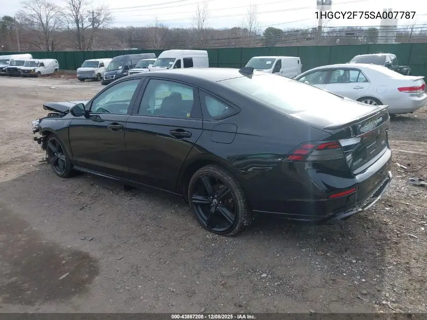 1HGCY2F75SA007787 2025 Honda Accord Hybrid Sport-L