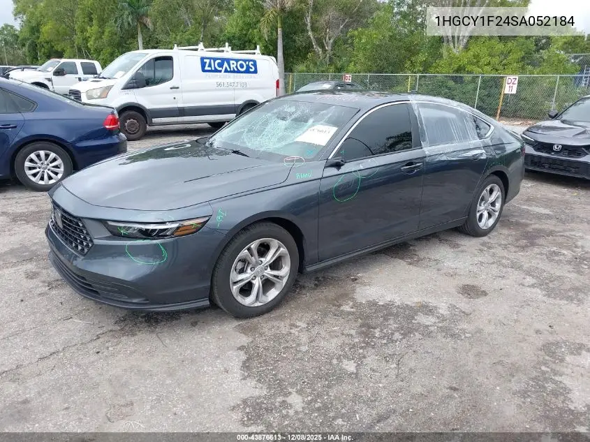 1HGCY1F24SA052184 2025 Honda Accord Lx