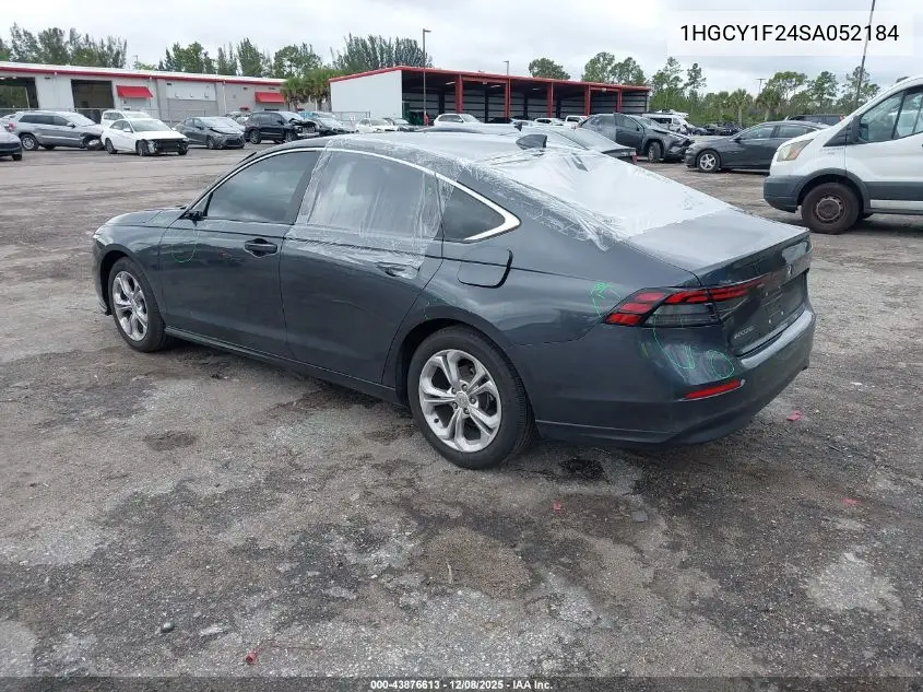 1HGCY1F24SA052184 2025 Honda Accord Lx