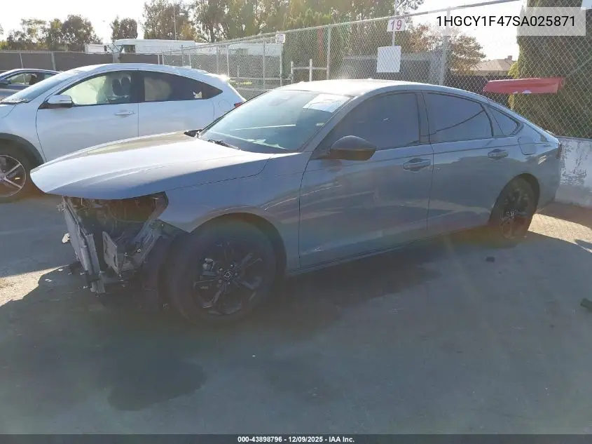 1HGCY1F47SA025871 2025 Honda Accord Se