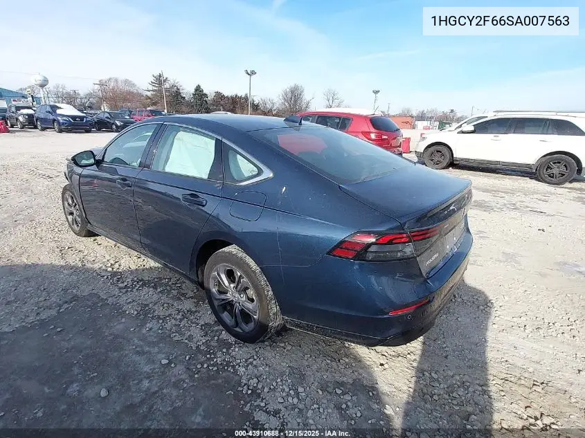 1HGCY2F66SA007563 2025 Honda Accord Hybrid Ex-L