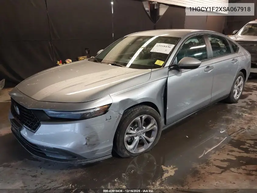 1HGCY1F2XSA067918 2025 Honda Accord Lx