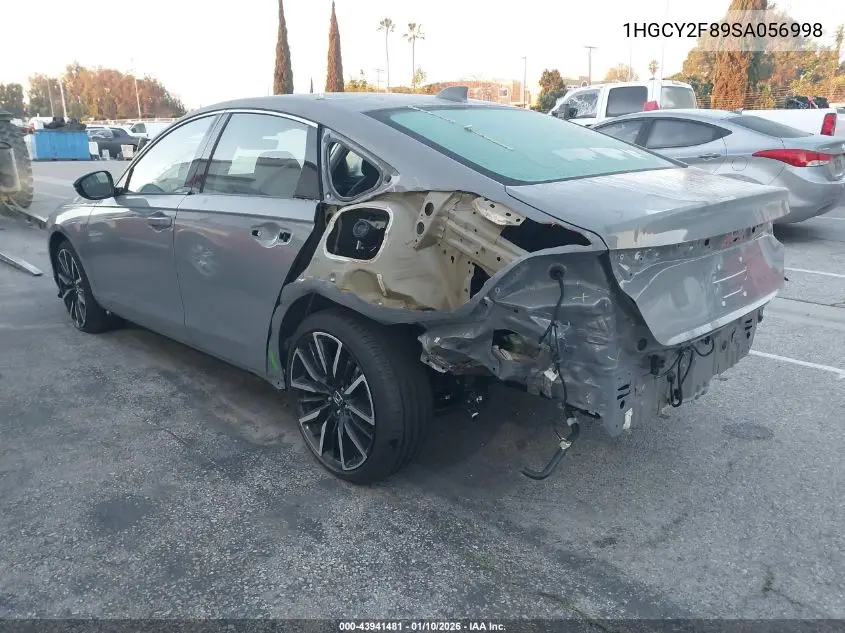 1HGCY2F89SA056998 2025 Honda Accord Hybrid Touring