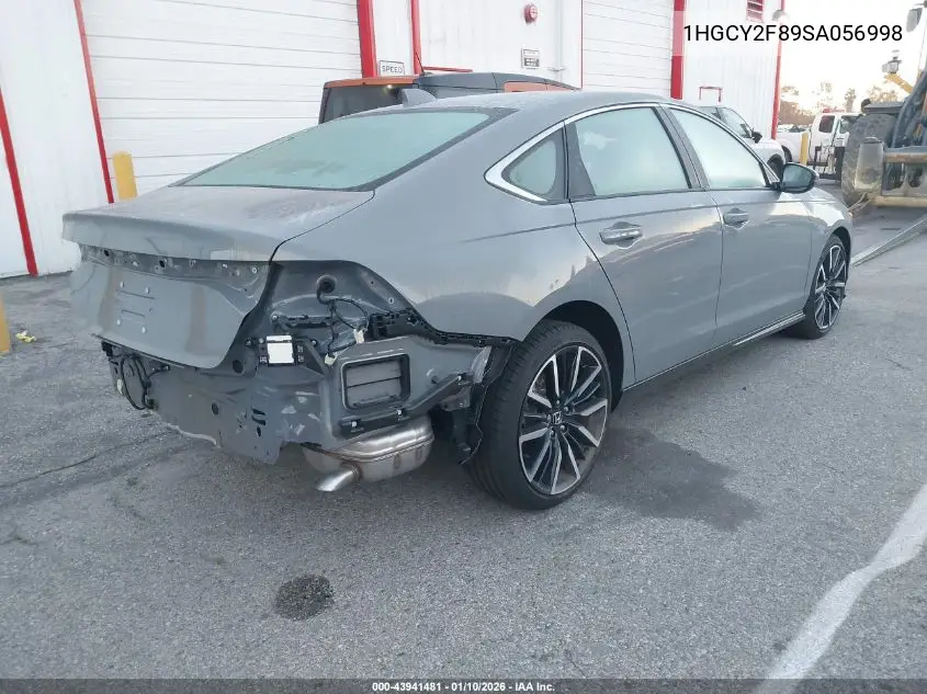 1HGCY2F89SA056998 2025 Honda Accord Hybrid Touring