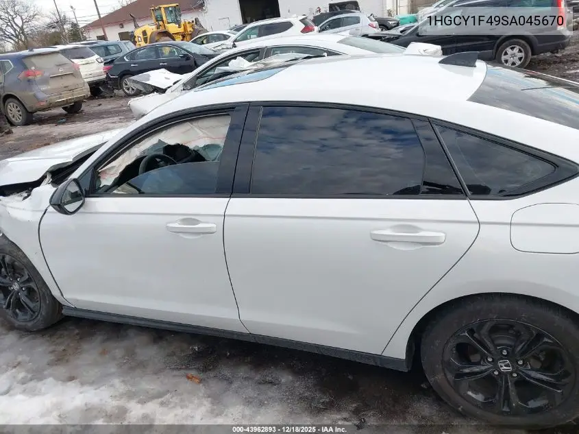 1HGCY1F49SA045670 2025 Honda Accord Se