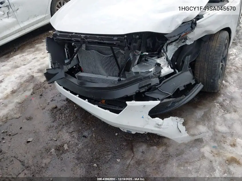 1HGCY1F49SA045670 2025 Honda Accord Se