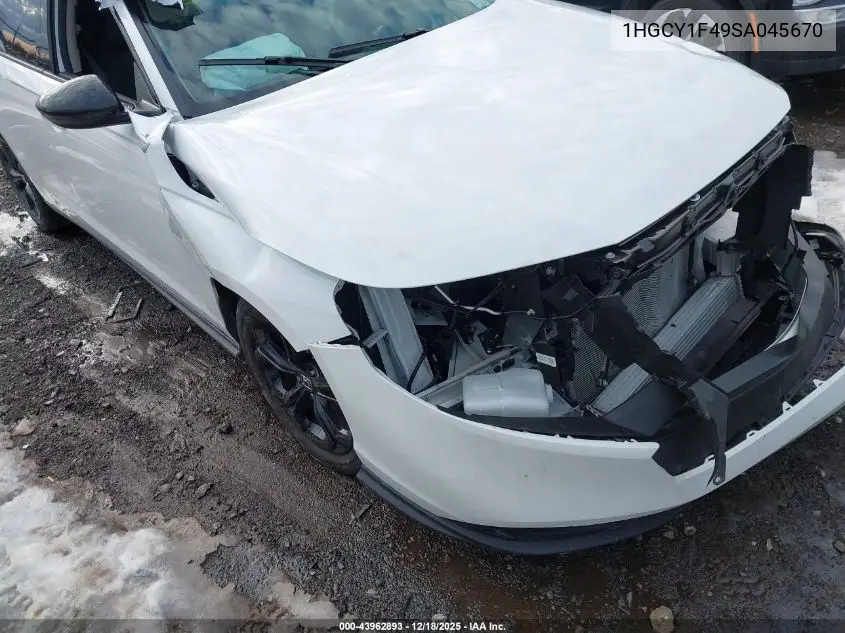 1HGCY1F49SA045670 2025 Honda Accord Se
