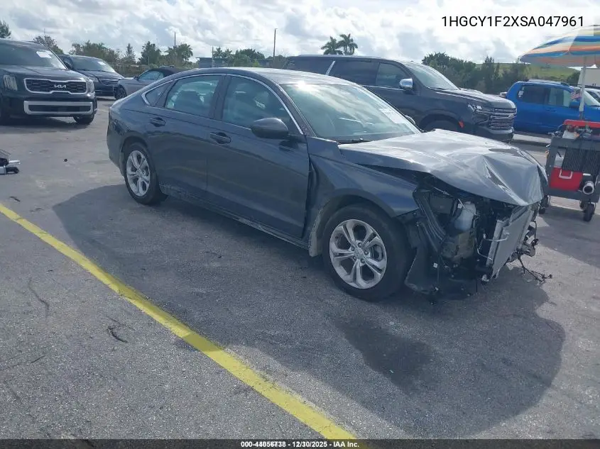 1HGCY1F2XSA047961 2025 Honda Accord Lx