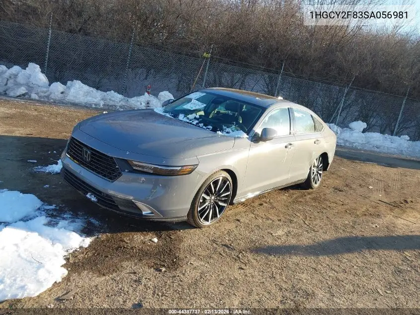 1HGCY2F83SA056981 2025 Honda Accord Hybrid Touring