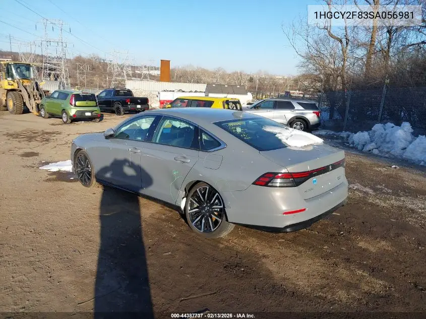1HGCY2F83SA056981 2025 Honda Accord Hybrid Touring
