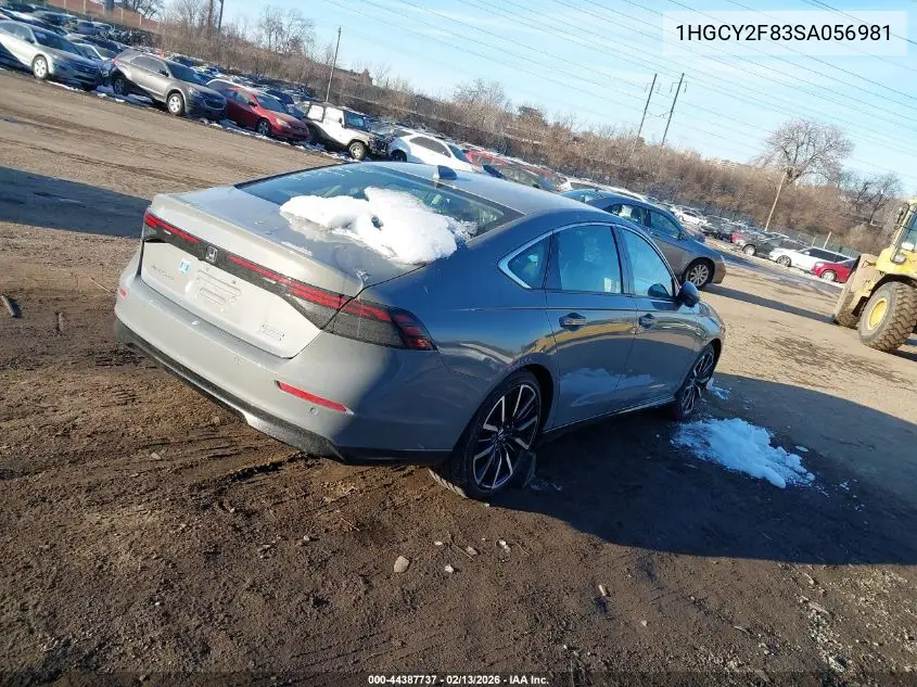 1HGCY2F83SA056981 2025 Honda Accord Hybrid Touring
