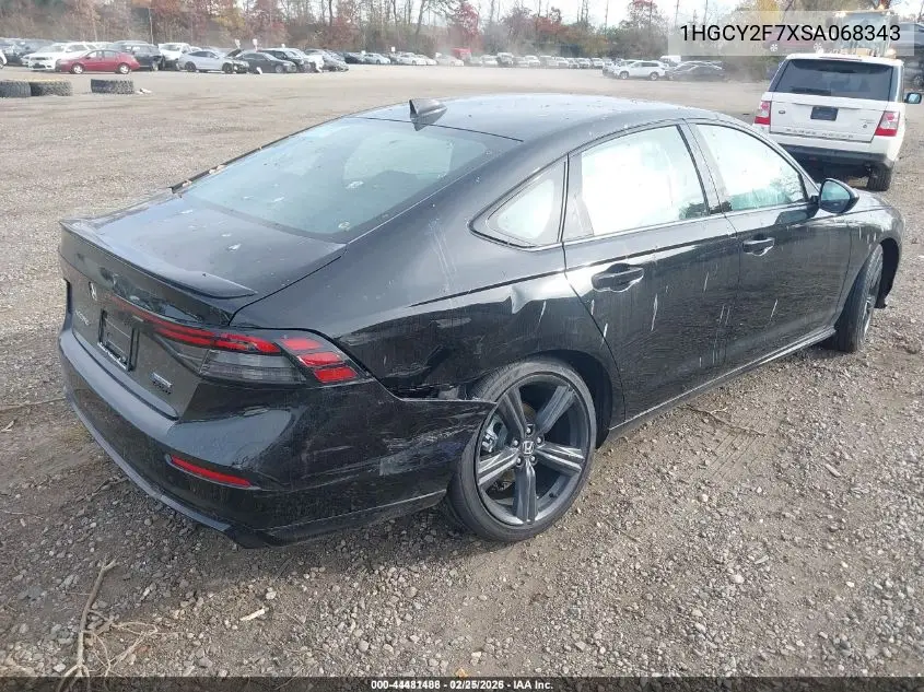 1HGCY2F7XSA068343 2025 Honda Accord Hybrid Sport-L