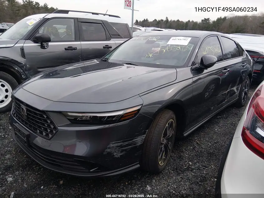 1HGCY1F49SA060234 2025 Honda Accord Se