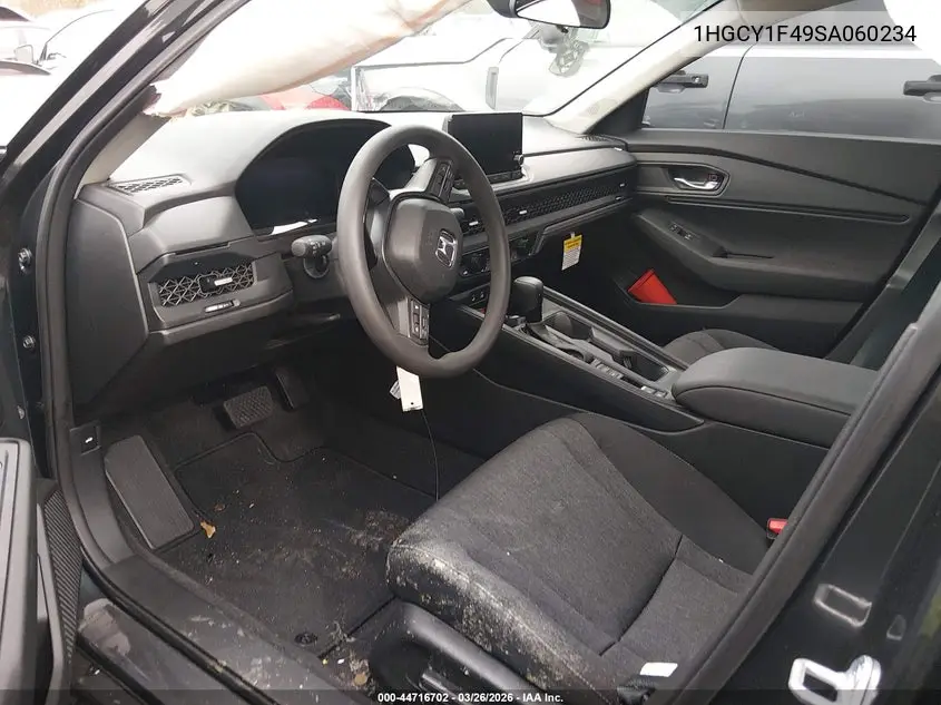 1HGCY1F49SA060234 2025 Honda Accord Se