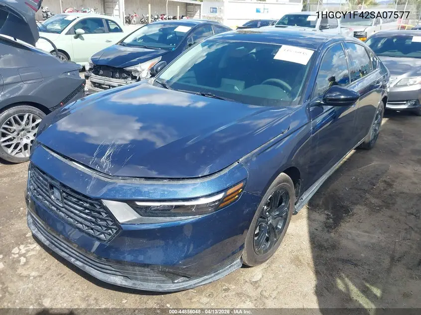 1HGCY1F42SA075772 2025 Honda Accord Se