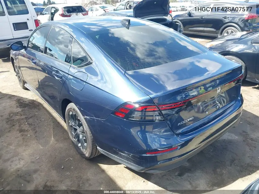 1HGCY1F42SA075772 2025 Honda Accord Se