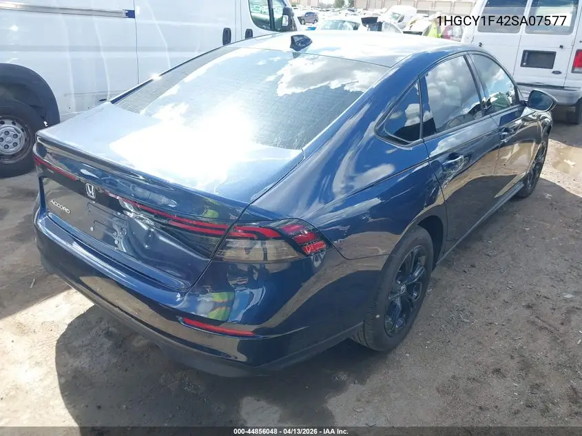 1HGCY1F42SA075772 2025 Honda Accord Se