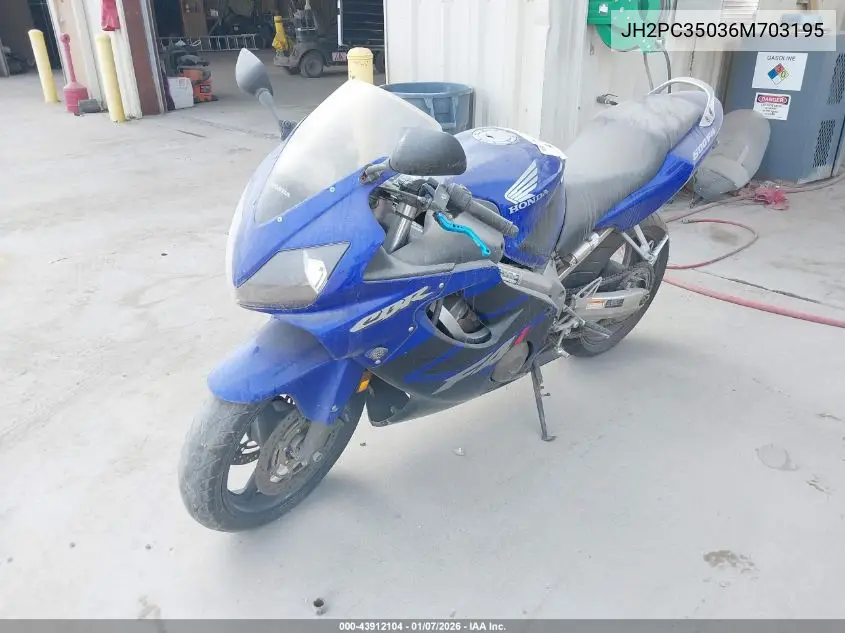 JH2PC35036M703195 2006 Honda Cbr600 F4
