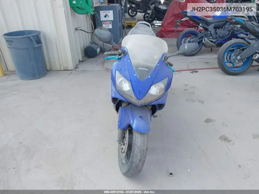 JH2PC35036M703195 2006 Honda Cbr600 F4