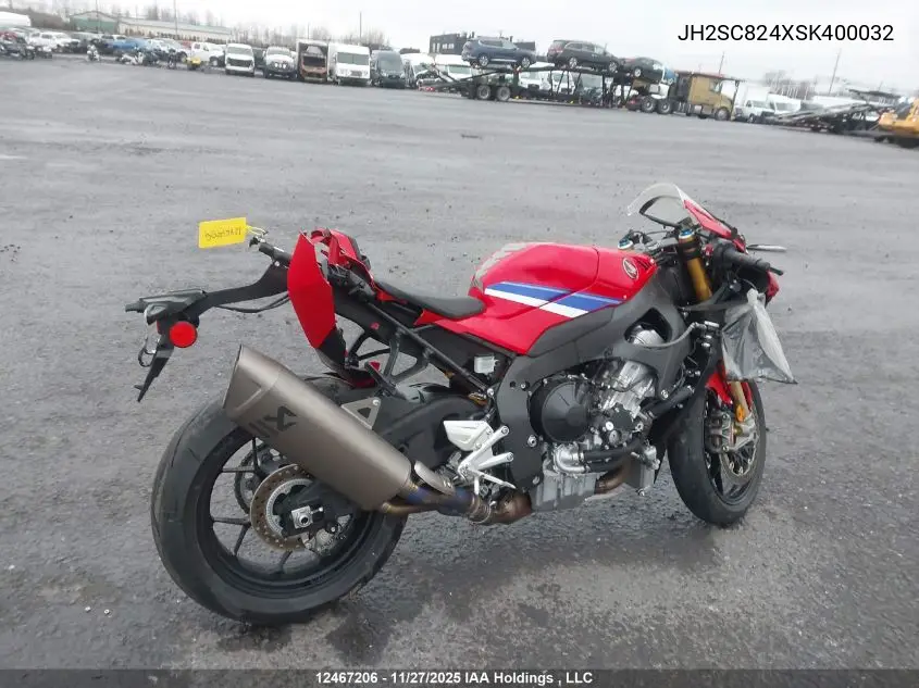 JH2SC824XSK400032 2025 Honda Cbr1000 Sp