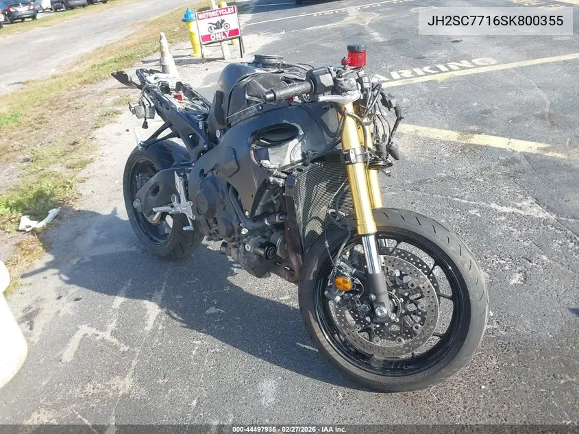 JH2SC7716SK800355 2025 Honda Cbr1000 Rr