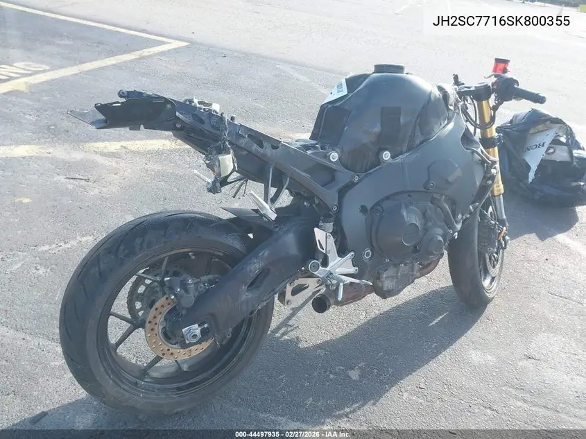 JH2SC7716SK800355 2025 Honda Cbr1000 Rr