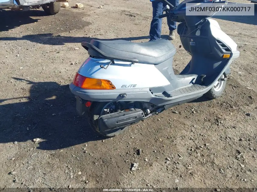 JH2MF0307KK000717 1989 Honda Ch250