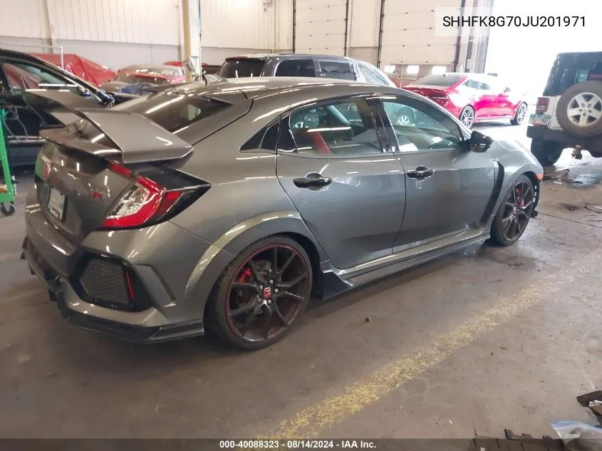 SHHFK8G70JU201971 2018 Honda Civic Type R Touring