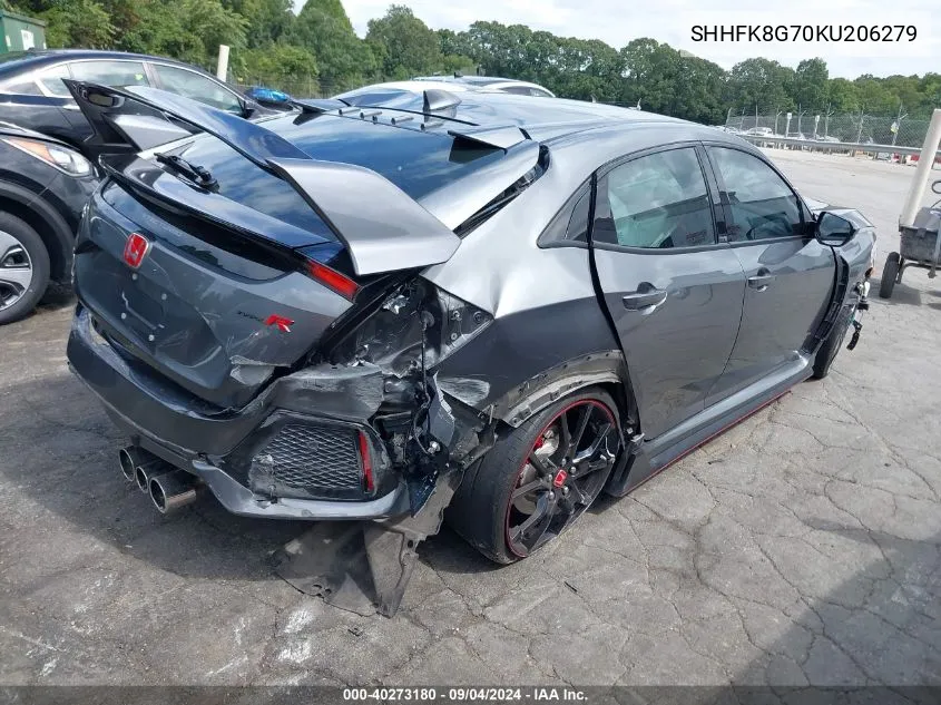 SHHFK8G70KU206279 2019 Honda Civic Type R Touring