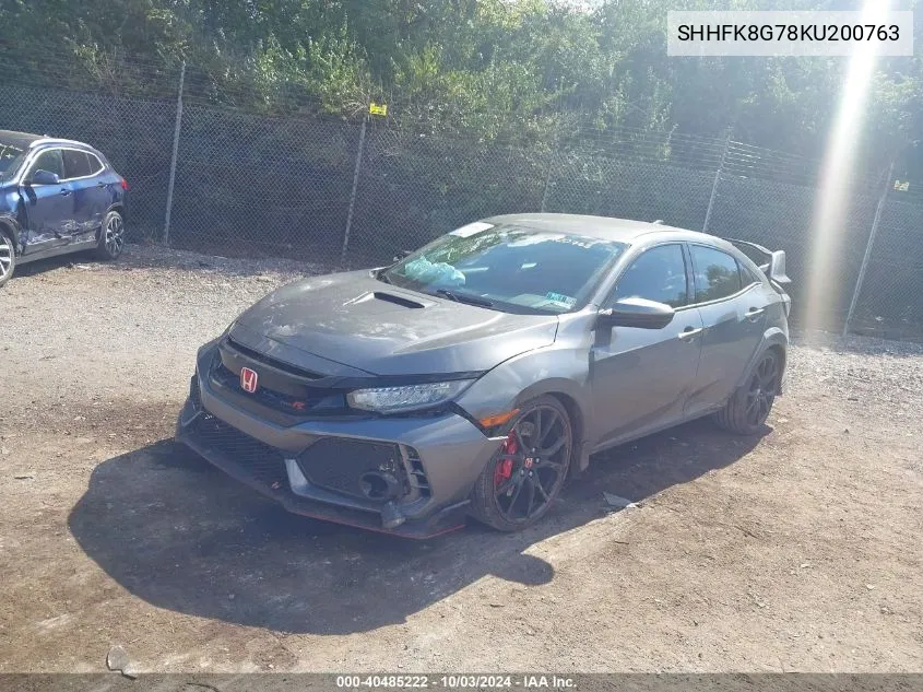 SHHFK8G78KU200763 2019 Honda Civic Type R Touring