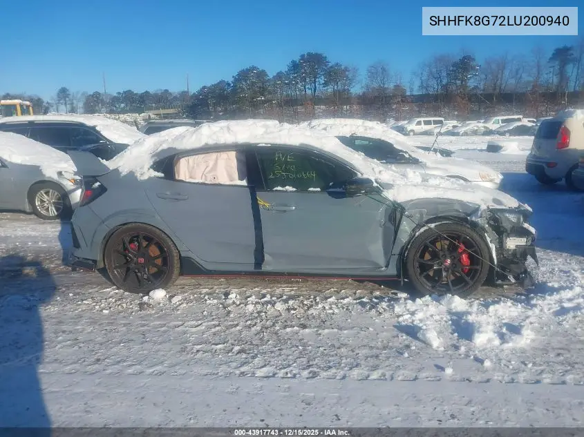 SHHFK8G72LU200940 2020 Honda Civic Type R Touring