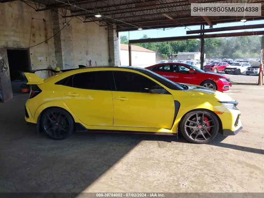 SHHFK8G05MU204338 2021 Honda Civic Type R Limited Edition