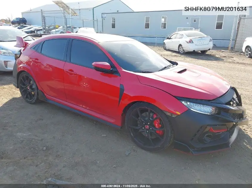 SHHFK8G79MU201634 2021 Honda Civic Type R Touring