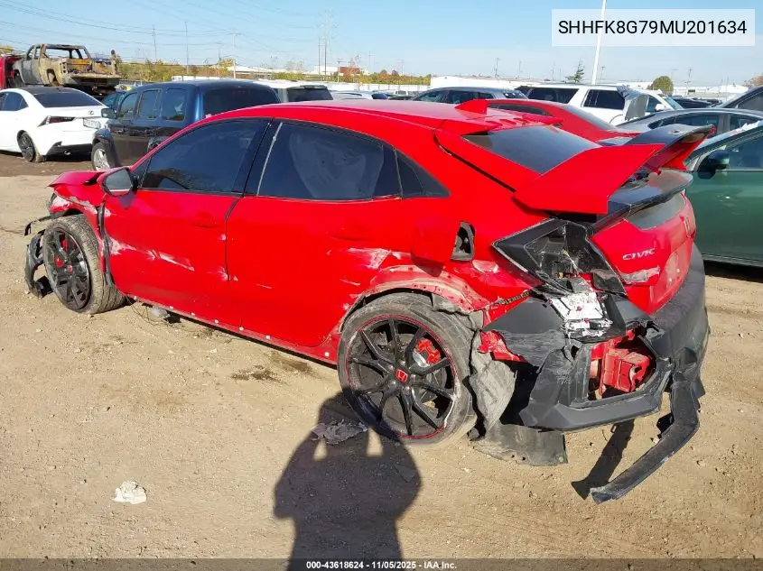 SHHFK8G79MU201634 2021 Honda Civic Type R Touring