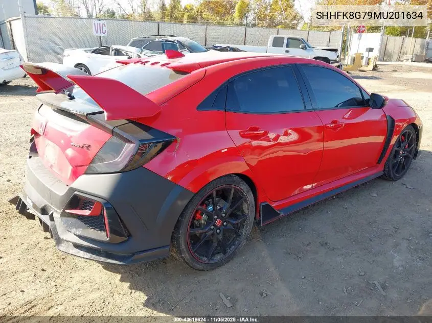 SHHFK8G79MU201634 2021 Honda Civic Type R Touring