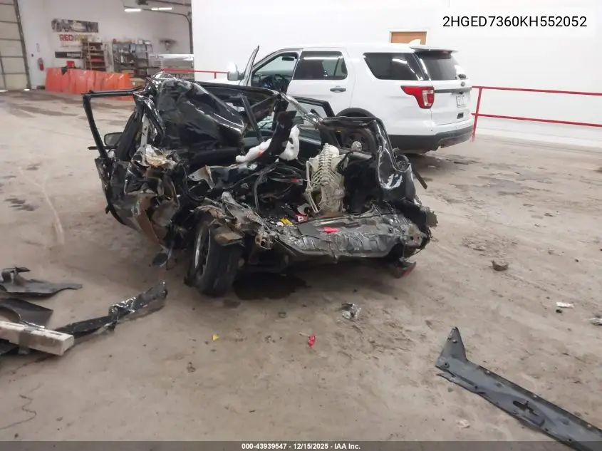 2HGED7360KH552052 1989 Honda Civic Si