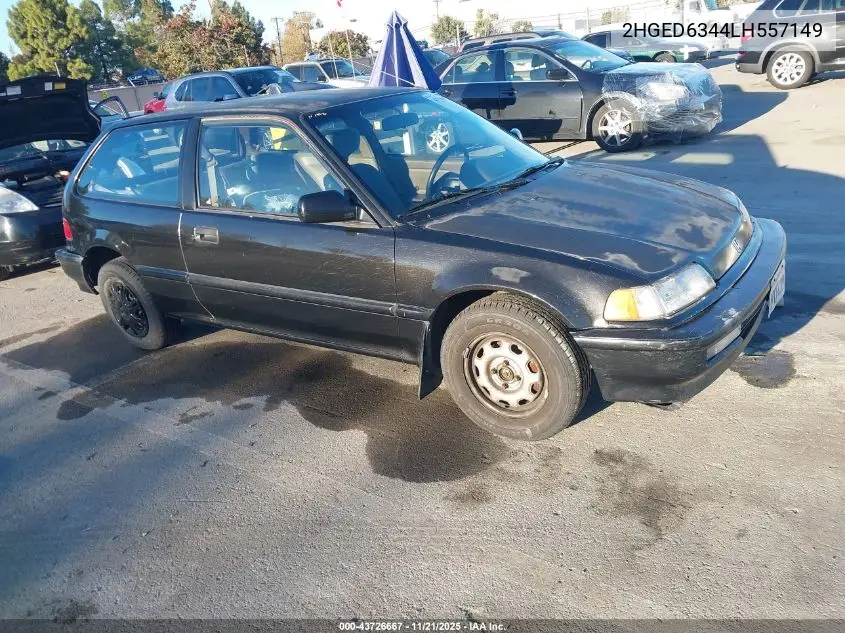 2HGED6344LH557149 1990 Honda Civic