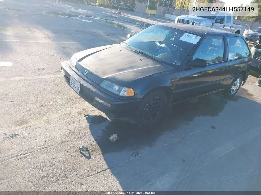 2HGED6344LH557149 1990 Honda Civic