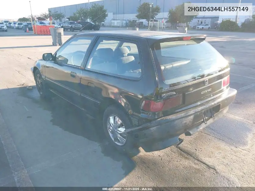 2HGED6344LH557149 1990 Honda Civic