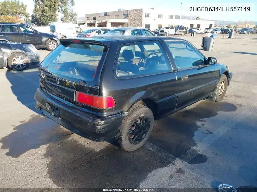 2HGED6344LH557149 1990 Honda Civic