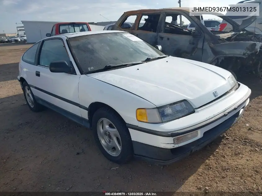 JHMED9367MS013125 1991 Honda Civic Crx Si/Crx Se