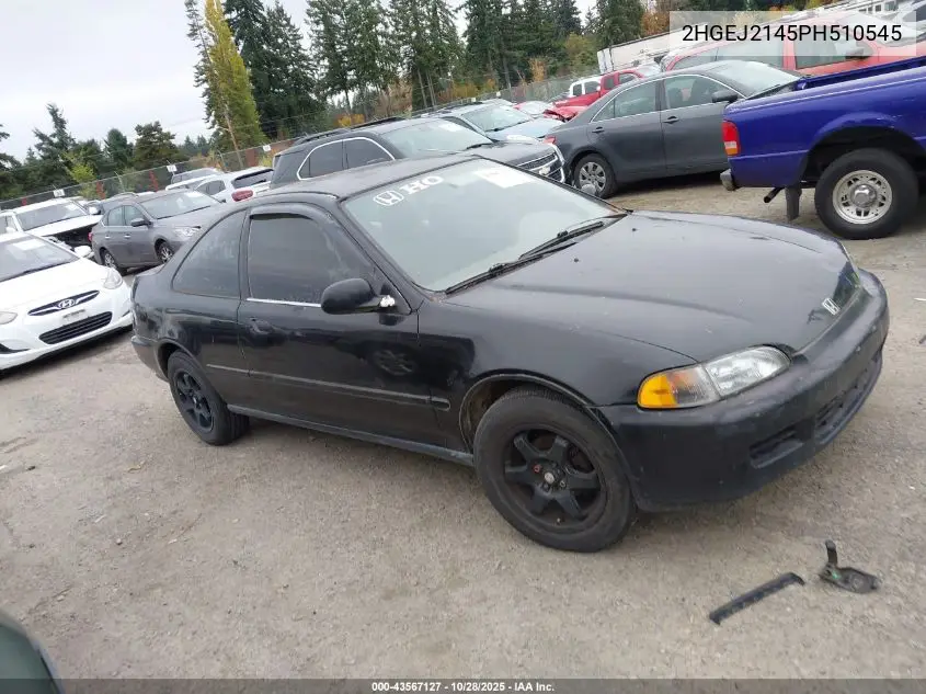2HGEJ2145PH510545 1993 Honda Civic Dx