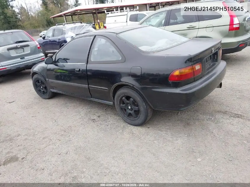 2HGEJ2145PH510545 1993 Honda Civic Dx