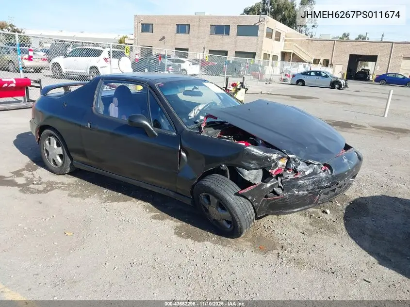 JHMEH6267PS011674 1993 Honda Civic Del Sol Si