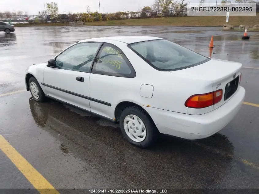 2HGEJ2223RH002395 1994 Honda Civic Dx
