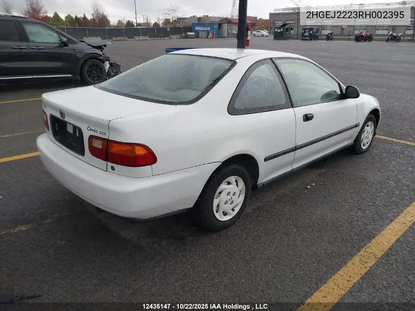 2HGEJ2223RH002395 1994 Honda Civic Dx