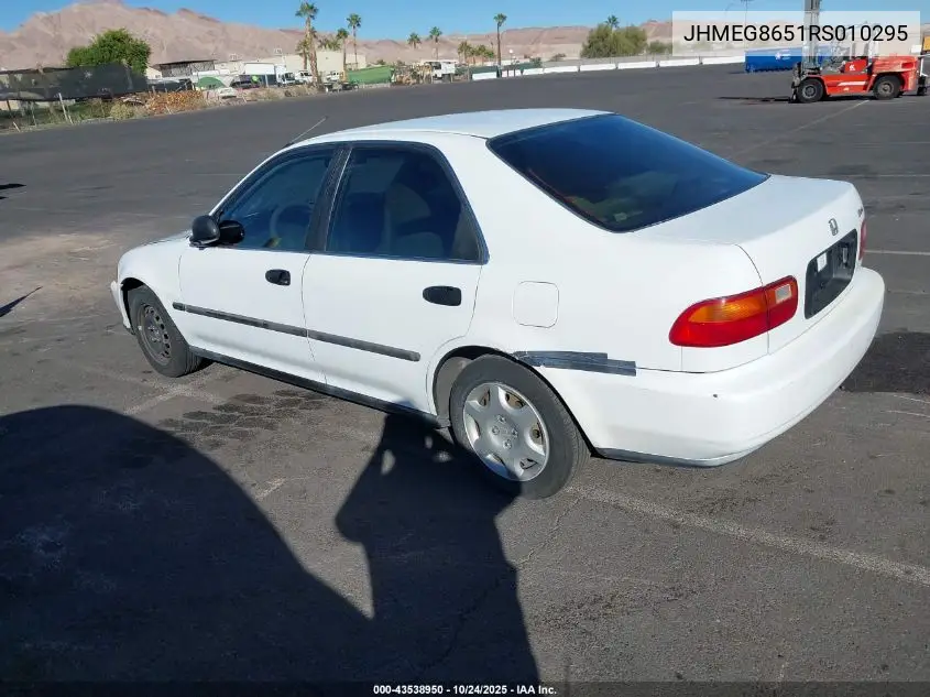 JHMEG8651RS010295 1994 Honda Civic Lx