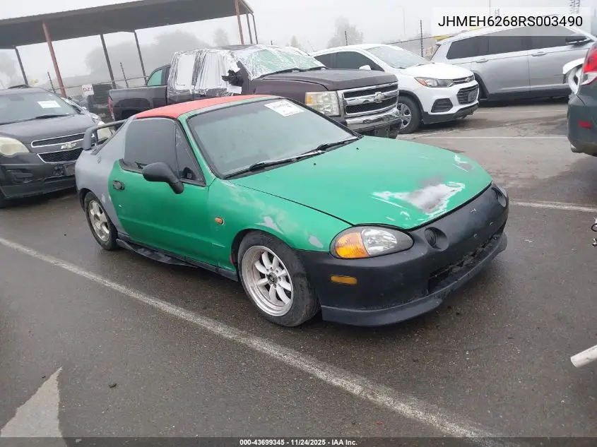 JHMEH6268RS003490 1994 Honda Civic Del Sol Si